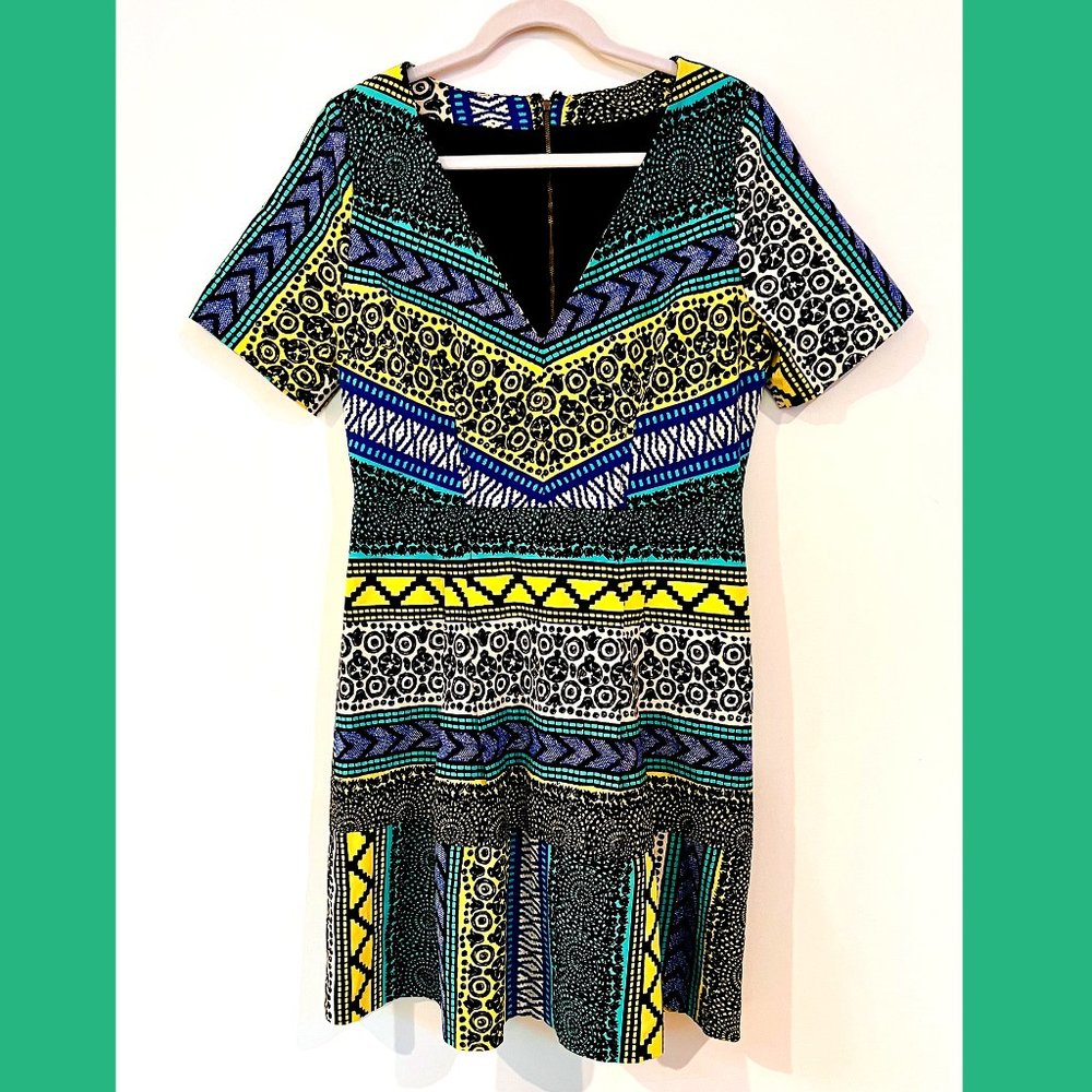 Anthropologie Brightly Patterned Dress